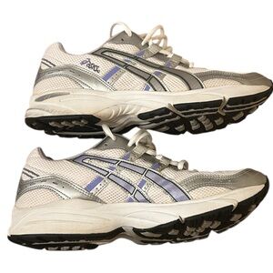 ASICS Purple White Silver Running Shoes Women’s Size 8.5